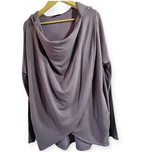 Athleta Purana Wrap Sweatshirt MEDIUM (B6)
